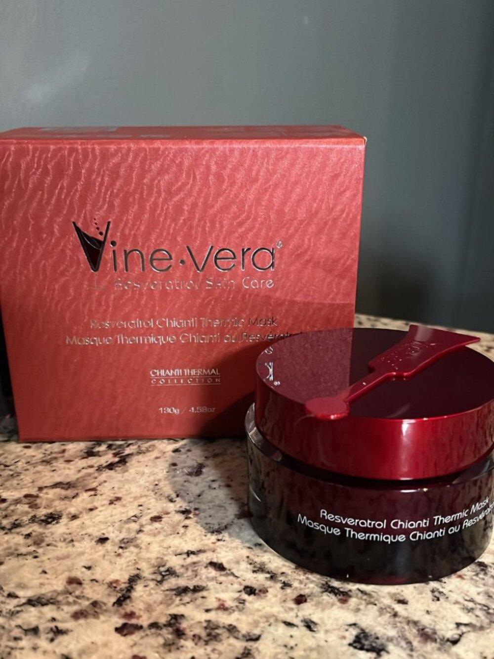Vine Vera Resveratrol Chianti Thermic Mask- 4.58 fl oz / 130 g -BRAND NEW-SEALED